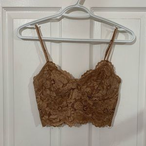 Zara Cropped Bustier Top